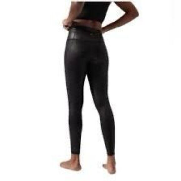ATHLETA Women’s Black Salutation Stash Shine Tight Legging Size Small Style #467 - Picture 2 of 6